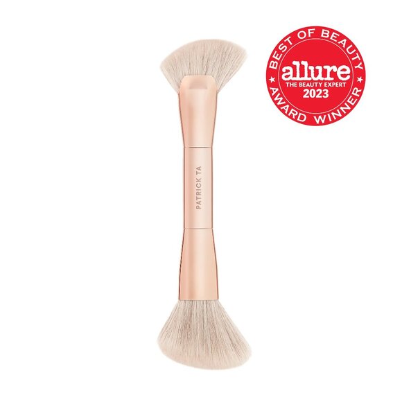 NIB ✅ Patrick Ta ~ DUAL ENDED SCULPTING BRUSH ~ Award Winner ✨ NEW IN BOX - Picture 1 of 11